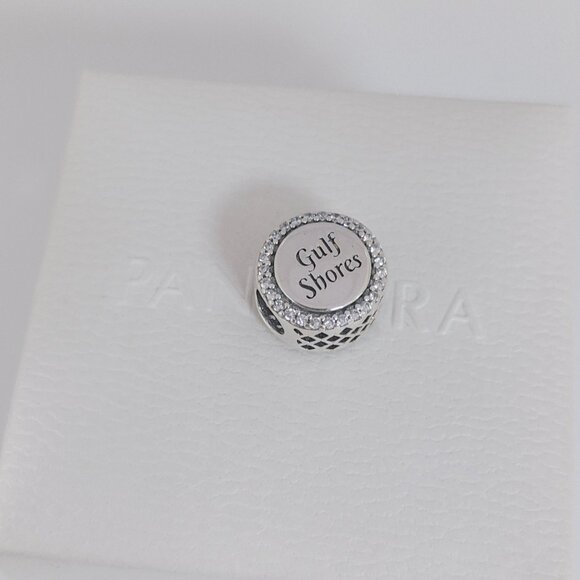 Pandora Gulf Shores shrimp Exclusive Charm Bead S925 Silver with box - Picture 2 of 5